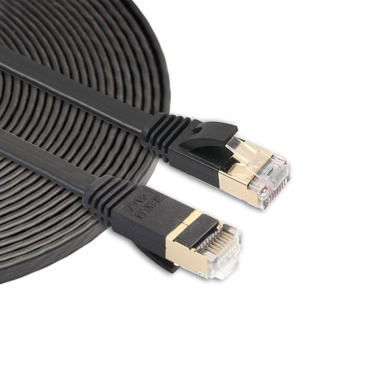 5m CAT7 10 Gigabit Ethernet Ultra Flat Patch Cable for Modem Router LAN Network - Built with Shielded RJ45 Connectors, Length: 5m – Durable Build, Easy to Use Length: 5m