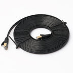5m CAT7 10 Gigabit Ethernet Ultra Flat Patch Cable for Modem Router LAN Network - Built with Shielded RJ45 Connectors, Length: 5m – Durable Build, Easy to Use