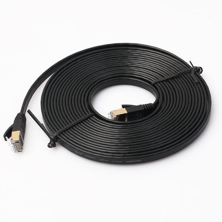 5m CAT7 10 Gigabit Ethernet Ultra Flat Patch Cable for Modem Router LAN Network - Built with Shielded RJ45 Connectors, Length: 5m – Durable Build, Easy to Use