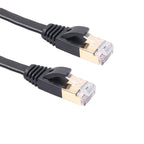 10m CAT7 10 Gigabit Ethernet Ultra Flat Patch Cable for Modem Router LAN Network - Built with Shielded RJ45 Connectors, Length: 10m – Durable Build, Easy to Use