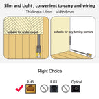 10m CAT7 10 Gigabit Ethernet Ultra Flat Patch Cable for Modem Router LAN Network - Built with Shielded RJ45 Connectors, Length: 10m – Durable Build, Easy to Use