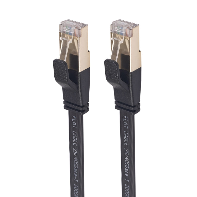 CAT8-2 Double Shielded CAT8 Flat Network LAN Cable, Length: 0.5m, 50cm – Durable Build, Easy to Use