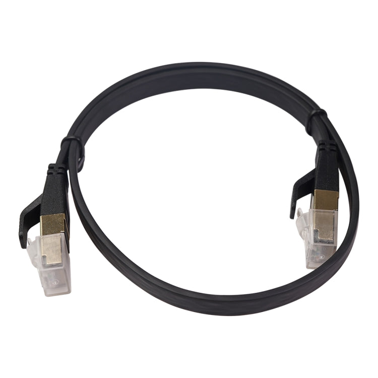 CAT8-2 Double Shielded CAT8 Flat Network LAN Cable, Length: 0.5m, 50cm – Durable Build, Easy to Use