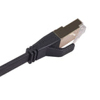 CAT8-2 Double Shielded CAT8 Flat Network LAN Cable, Length: 0.5m, 50cm – Durable Build, Easy to Use