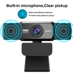 HXSJ S5 1080P Adjustable HD Video Webcam PC Camera with Microphone – Durable Build, Easy to Use