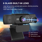 HXSJ S5 1080P Adjustable HD Video Webcam PC Camera with Microphone – Durable Build, Easy to Use
