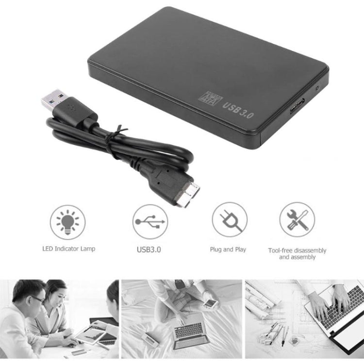 2.5 inch USB 3.0 External Hard Drive Disk Case, YPH003 – TPU
