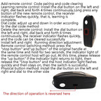 Electric Garage Door Controller Rolling Door Roll Gate Remote Control Plug-Chain Motor Receiver with Cable, with Cable