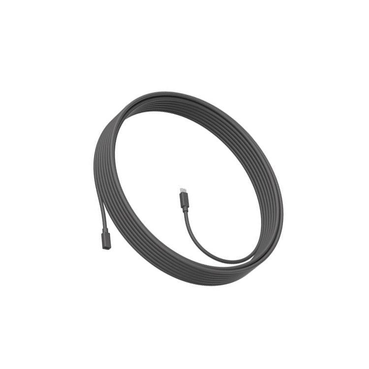 Logitech CC4000E Extension Microphone Extension Cable, Cable Length: 10m – Durable Build, Easy to Use