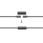 Logitech CC4000E Extension Microphone Extension Cable, Cable Length: 10m – Durable Build, Easy to Use