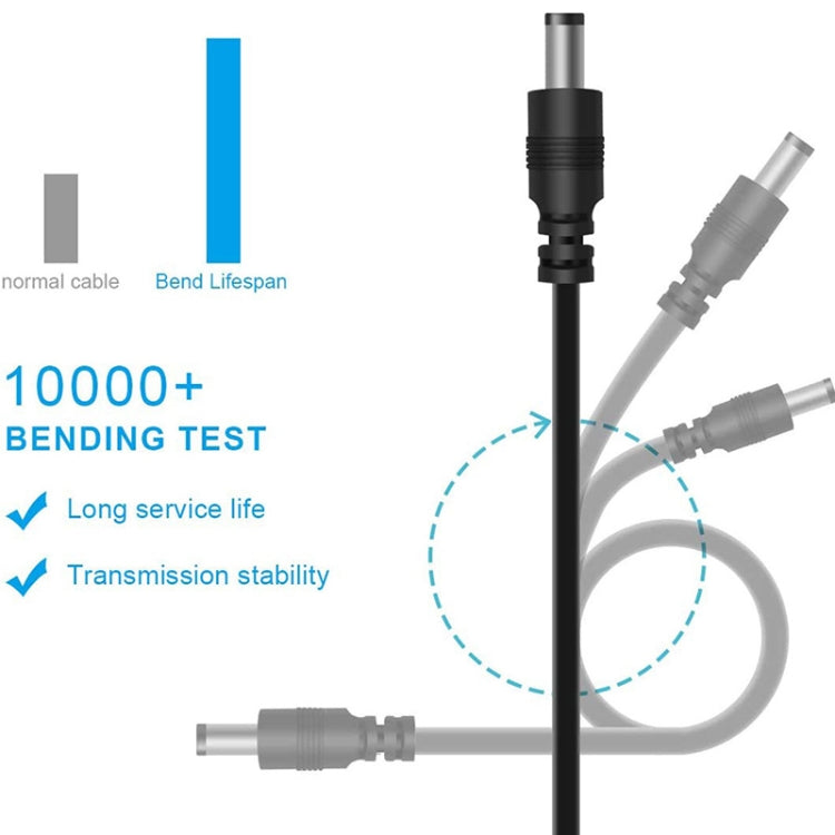 12 in 1 DC Power Cord USB Multi-Function Interchange Plug USB Charging Cable(Black), 12 in 1 – Durable Build, Easy to Use