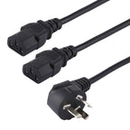 10A 250V 3 Pin Computer PC Power Cable, Length: 1.8m, AU Plug, Double Heads AU Plug – Durable Build, Easy to Use