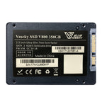 Vaseky V800 350GB 2.5 inch SATA3 6GB/s Ultra-Slim 7mm Solid State Drive SSD Hard Disk Drive for Desktop, Notebook, 350GB – Durable Build, Easy to Use