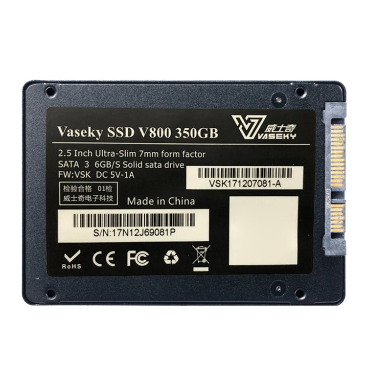 Vaseky V800 350GB 2.5 inch SATA3 6GB/s Ultra-Slim 7mm Solid State Drive SSD Hard Disk Drive for Desktop, Notebook, 350GB – Durable Build, Easy to Use