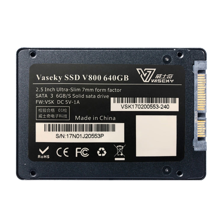 Vaseky V800 512GB 2.5 inch SATA3 6GB/s Ultra-Slim 7mm Solid State Drive SSD Hard Disk Drive for Desktop, Notebook, 512GB – Durable Build, Easy to Use