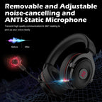 EKSA E900 Pro 7.1 Gaming Wire-Controlled Head-mounted USB Luminous Gaming Headset with Microphone, E900 Pro – Durable Build, Easy to Use