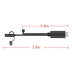 OT-7537S 3 in 1 1080P Mobile HD Screen Player HDTV Cable