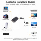 8K DisplayPort Female to DisplayPort Female Straight Adapter, DP Female to DP Female Straight – Durable Build, Easy to Use