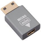 Micro HDMI Female to Mini HDMI Male Adapter, Micro HDMI to Mini HDMI – Aluminum Alloy