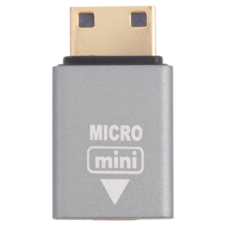 Micro HDMI Female to Mini HDMI Male Adapter, Micro HDMI to Mini HDMI – Aluminum Alloy