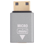 Micro HDMI Female to Mini HDMI Male Adapter, Micro HDMI to Mini HDMI – Aluminum Alloy