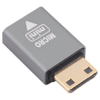 Micro HDMI Female to Mini HDMI Male Adapter, Micro HDMI to Mini HDMI – Aluminum Alloy