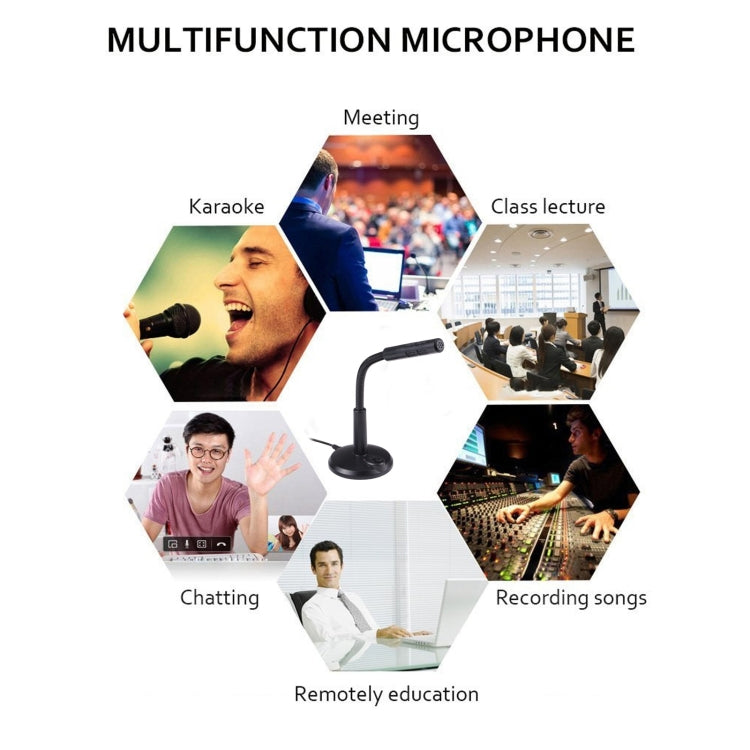 M-309 3.5mm Plug Drive-free Computer Microphone, 3.5mm – Durable Build, Easy to Use