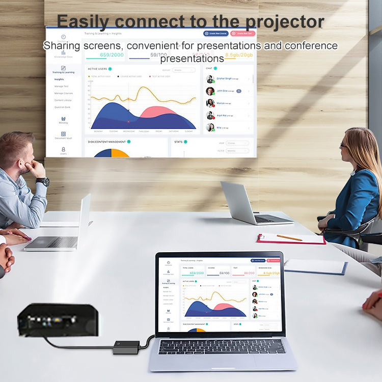 HDCO-VGAM2 1080P VGA Male to HDMI Female Converter with 3.5mm Audio Cable, HDCO-VGAM2 – Aluminum Alloy, TPU