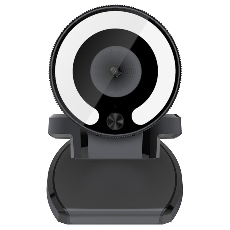 Landshine 90 Degree Wide-angle 2K USB Autofocus Computer Live Beauty HD Camera with Ring Light – TPU