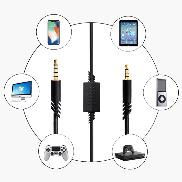 ZS0179 Gaming Headphone Audio Cable for Logitech ASTRO A10 A40, PS4, Cable Length: 2m – Durable Build, Easy to Use