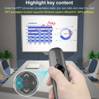 ASiNG A8 32GB Green Laser PPT Page Turning Pen Wireless Presenter, A8 32GB – Wear-resistant