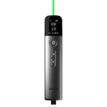 32GB Green Light Multifunctional PPT Touch Laser Page Turning Pen Wireless Presenter, A9 Pro 32GB Green Light(Grey) – Aluminum Alloy