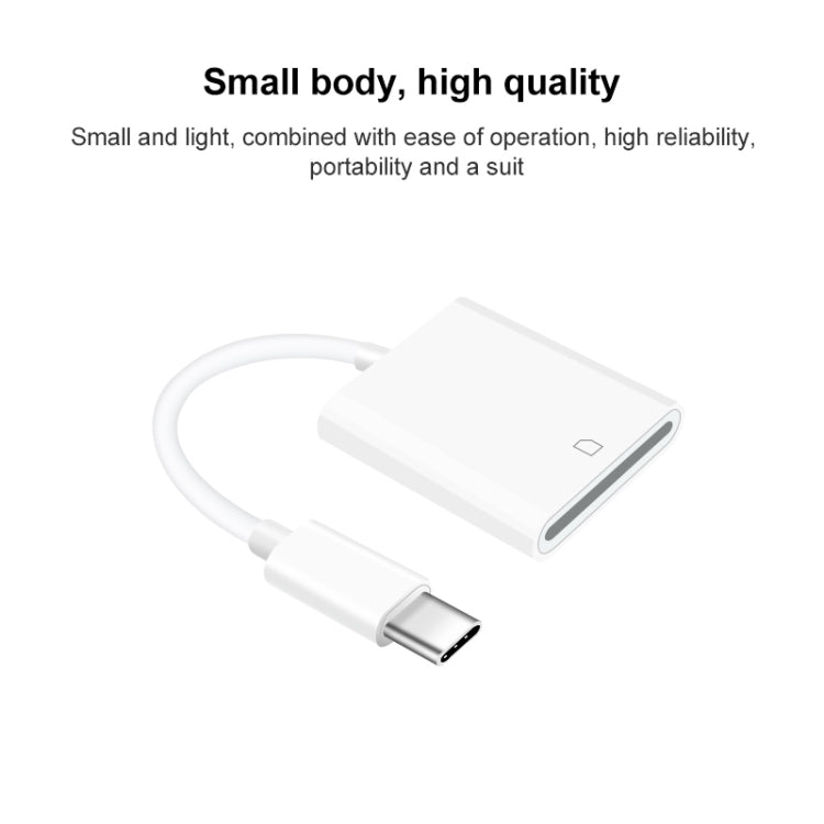 D-118 Type-C / USB-C Mobile Phone SD Card Reader, D-118 – Durable Build, Easy to Use