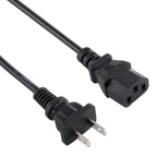 Three Holes Desktop Host Computer Power Cord, Length: 1.2m – Durable Build, Easy to Use