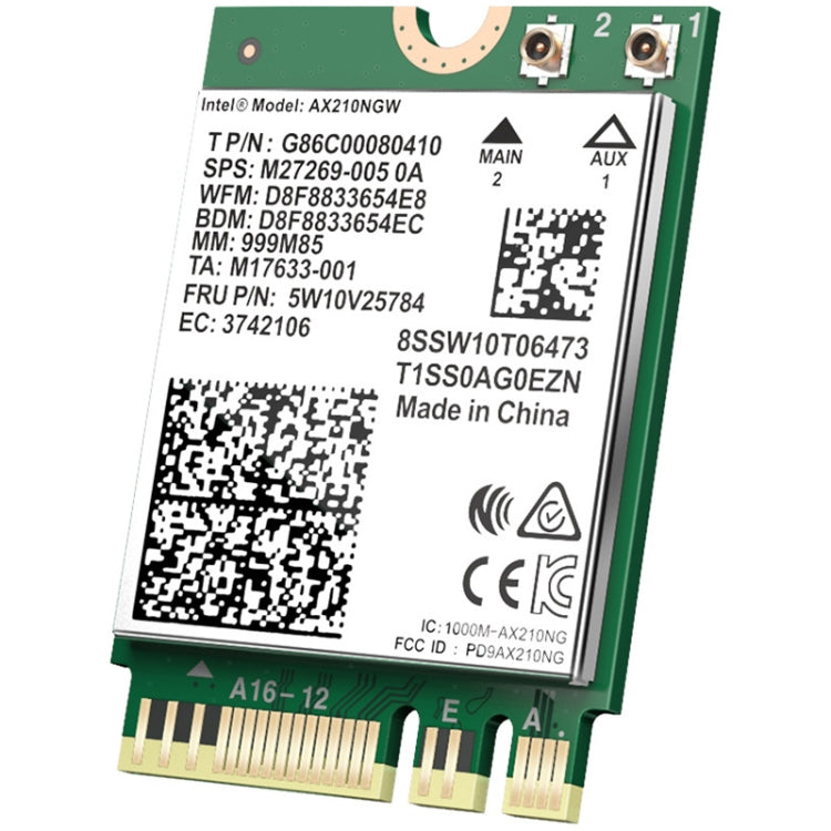 COMFAST AX210 vPro-M 5374Mbps Bluetooth 5.2 Tri-band Wireless Network Card, AX210 – Bluetooth