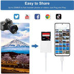 2pcs USB-C / Type-C to SD(HC) Card Reader Adapter – Durable Build, Easy to Use