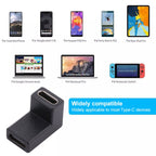 USB-C / Type-C Female to USB-C / Type-C Female Converter, 2 – Fast Charging, Aluminum Alloy