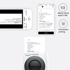 PAPERANG P2 Portable Bluetooth Printer Thermal Photo Phone Wireless Connection Printer, P2 White