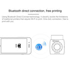 PAPERANG P2 Portable Bluetooth Printer Thermal Photo Phone Wireless Connection Printer, P2 White
