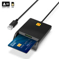 Rcoketek CR301 Smart CAC Card Reader USB 2.0 Bank Card SIM Card Tax Reader, USB – Durable Build, Easy to Use USB