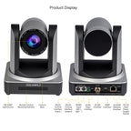 FEELWORLD POE20X Simultaneous 20X Optical Zoom Live Streaming PTZ Camera, EU and US Plug, POE20X – TPU, 4K