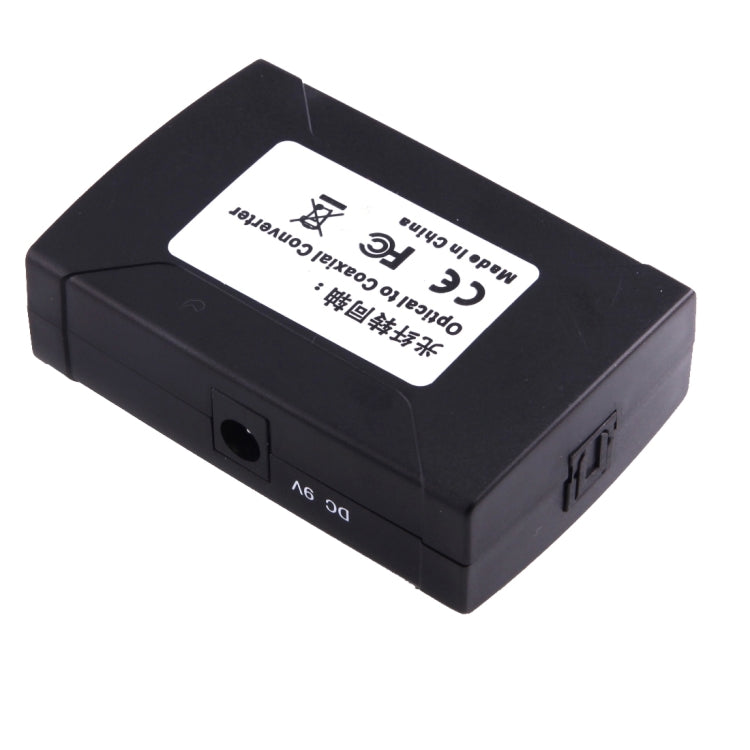 Optical Toslink Input to Coaxial RCA Output Digital Audio Converter Adapter, Optical Toslink Input – TPU
