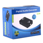 Optical Toslink Input to Coaxial RCA Output Digital Audio Converter Adapter, Optical Toslink Input – TPU