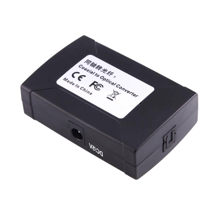Coaxial RCA Input to Optical Toslink Output Digital Audio Converter Adapter, Coaxial RCA Input – TPU