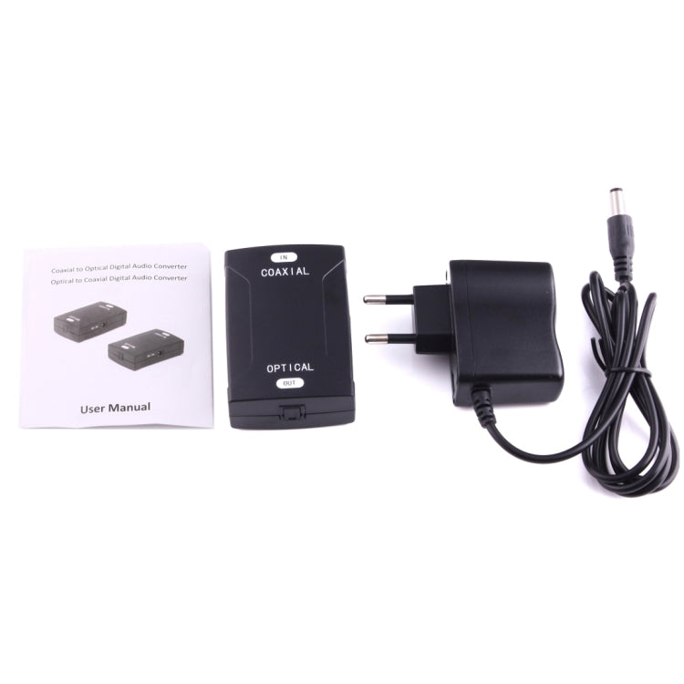 Coaxial RCA Input to Optical Toslink Output Digital Audio Converter Adapter, Coaxial RCA Input – TPU