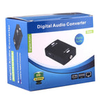 Coaxial RCA Input to Optical Toslink Output Digital Audio Converter Adapter, Coaxial RCA Input – TPU