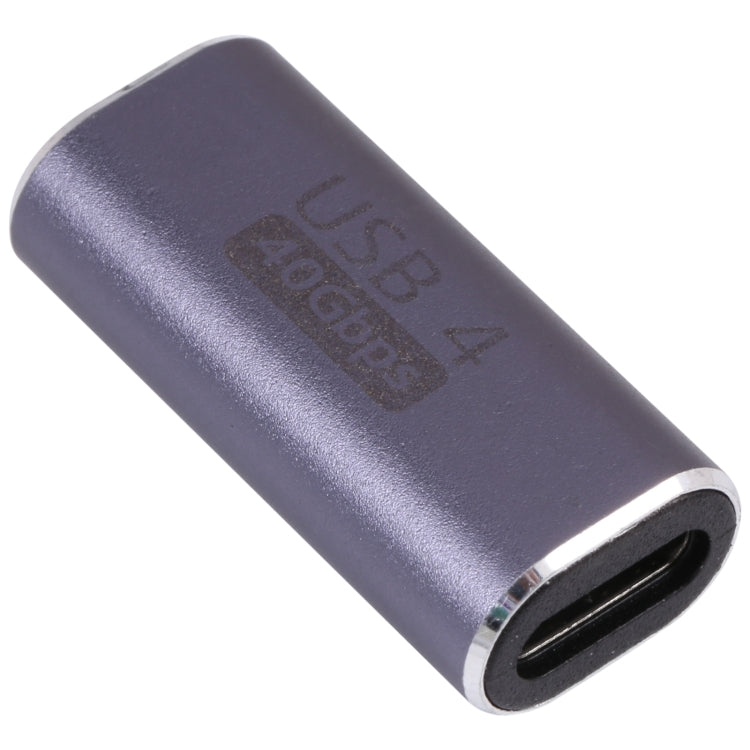 40Gbps USB-C / Type-C 4.0 Female to Female Alloy Adapter, Type-C 4.0 F to F – Aluminum Alloy