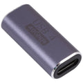 40Gbps USB-C / Type-C 4.0 Female to Female Alloy Adapter, Type-C 4.0 F to F – Aluminum Alloy