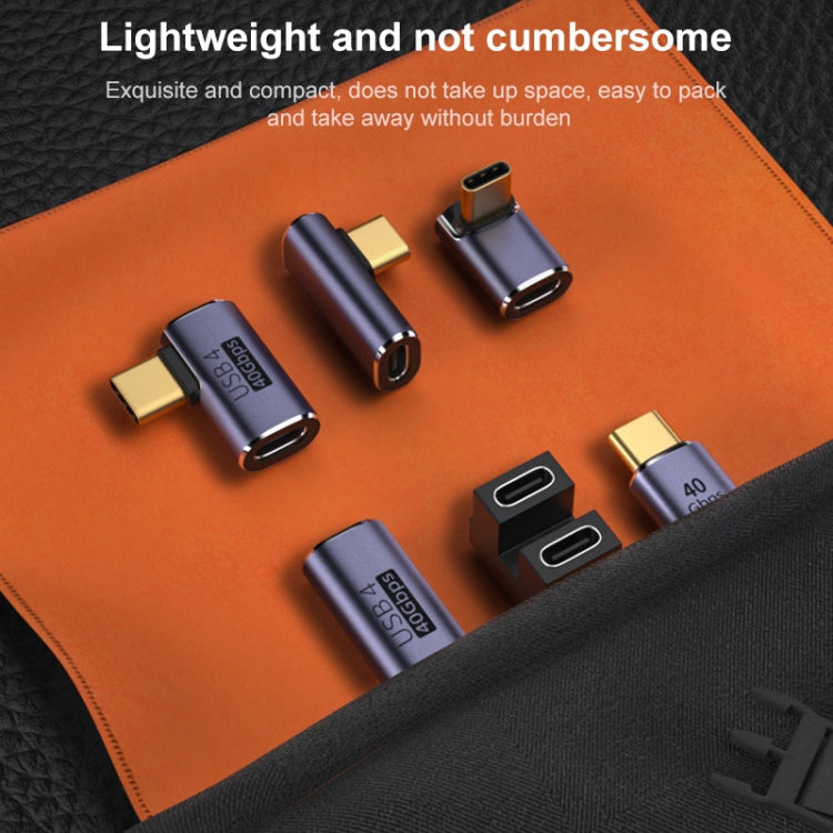 40Gbps USB-C / Type-C 4.0 Female to Female Alloy Adapter, Type-C 4.0 F to F – Aluminum Alloy