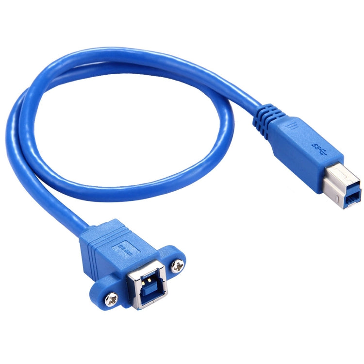 50cm USB 3.0 B Female to B Male Connector Adapter Data Cable for Printer / Scanner, BF to BM, Length: 50cm – Data Transmission BF to BM, Length: 50cm